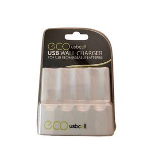 Pilot Automotive ECO USB Cell Rechargeable Batteries Wall Charger 4 Slot CA-9930